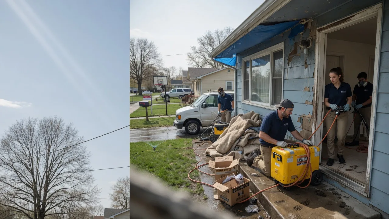 Basement Flood Cleanup in Posen, IL near me